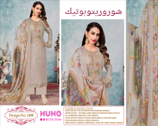 Original Pakistani Swiss Cotton Three Piece - Image 3
