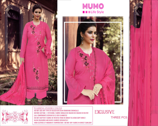 Original Pakistani Swiss Cotton Three Piece - Image 2