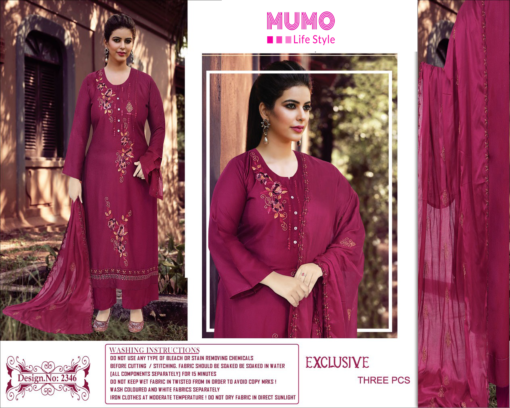 Original Pakistani Swiss Cotton Three Piece (In Bangladesh)
