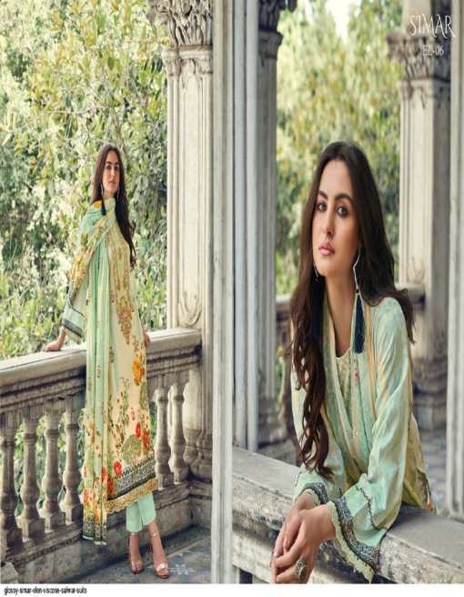 VARSHA ELAAN E ISHQ 22 LUXURY LAWN DIGITALLY PRINTED SUITS AT SURAT - Image 3