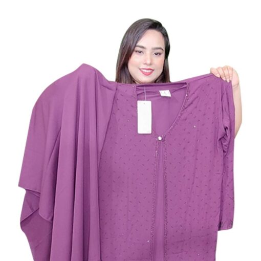 Exclusive Dubai Party / Koti Borka Collection With Hijab - Image 2