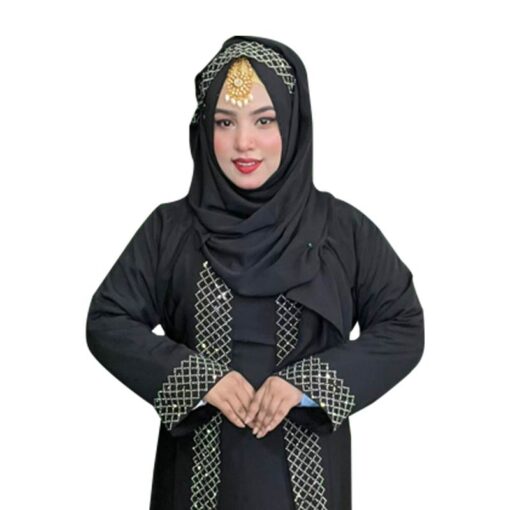 Exclusive Dubai Party / Koti Borka Collection With Hijab - Image 2