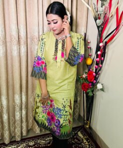 Bin Saeed Pakistani Cotton Printed Kurti (In Bangladesh)