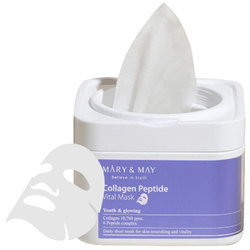 Mary&May Collagen Peptide Vital Mask (30pcs) - Image 4