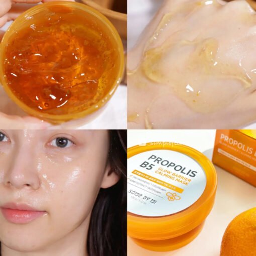 Some By Mi Propolis B5 Glow Barrier Calming Mask 100G (In Bangladesh) - Image 3