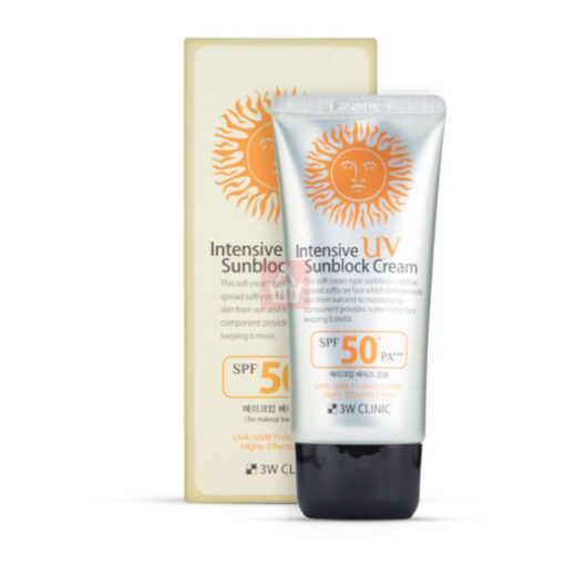 3W Clinic Intensive UV Sunblock Cream SPF50+ Pa+++ 70ml