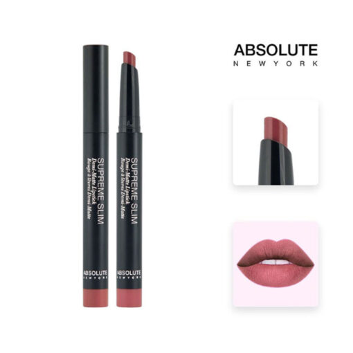 Absolute New York Matte Lipstick – Dahlia – MLSS56 & Note Compact Powder Combo - Image 2