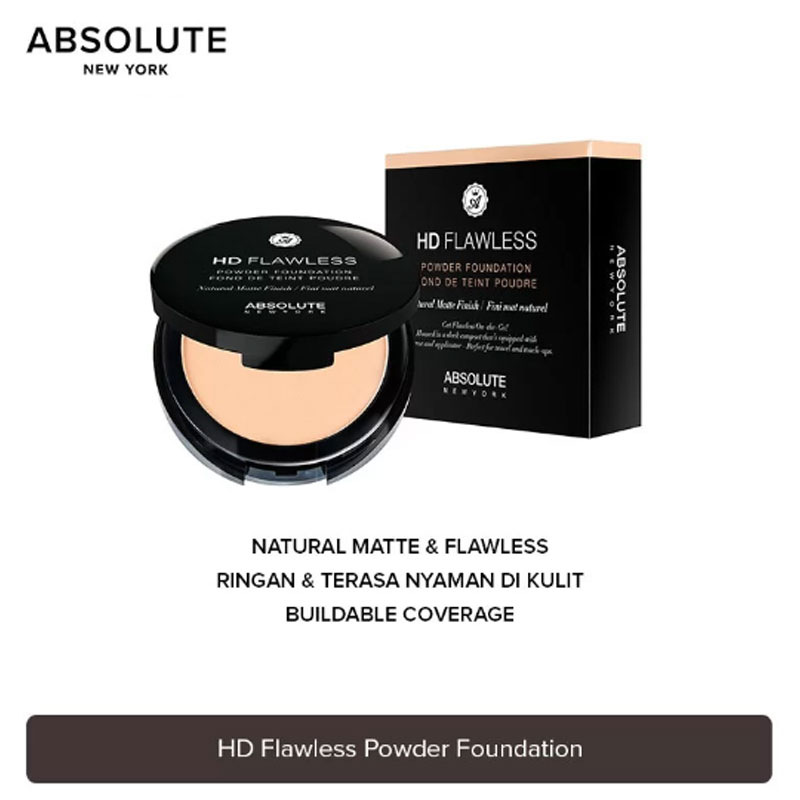 Absolute New York HD Powder Foundation Nude HDPF04 - Image 2