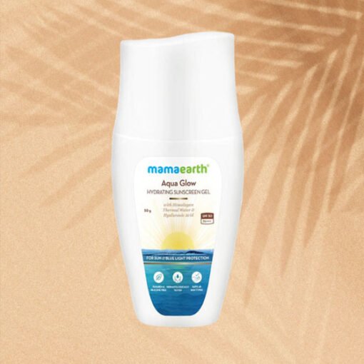 Mamaearth Aqua Glow Hydrating Sunscreen Gel SPF 50 PA+++ 50g - Image 3