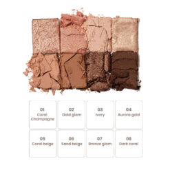 Alternative view of Heimish Dailism Eye Palette Nudie Coral 14G