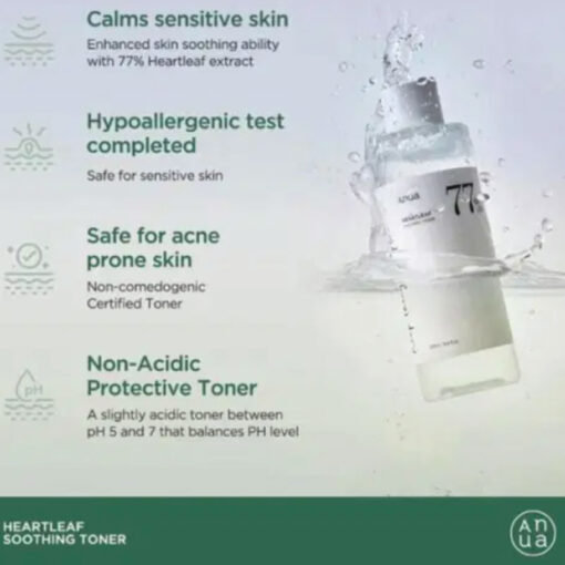 Anua Heartleaf 77% Soothing Toner JUMBO 500ml (In Bangladesh) - Image 3