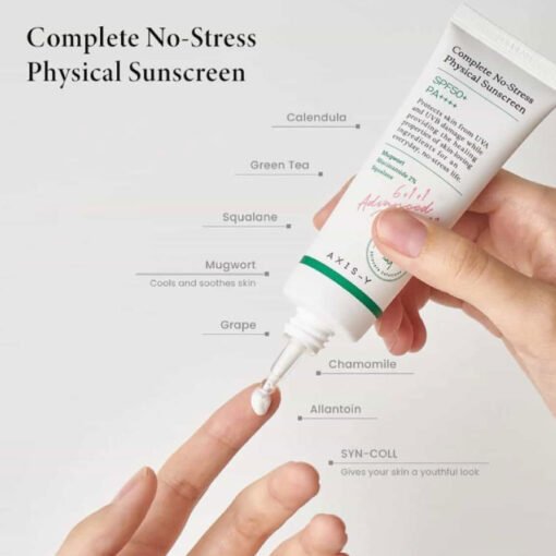 Axis-Y Complete No-Stress Physical Sunscreen 50ml (In Bangladesh) - Image 2