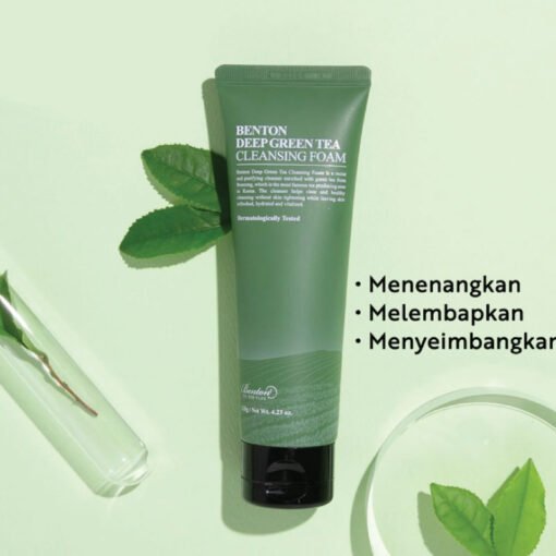 Benton Deep Green Tea Cleansing Foam 120g (In Bangladesh) - Image 2