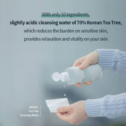 Benton Tea Tree Cleansing Water 200ml - Image 3