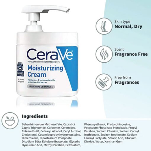 CeraVe moisturising cream 454g (In Bangladesh) - Image 2