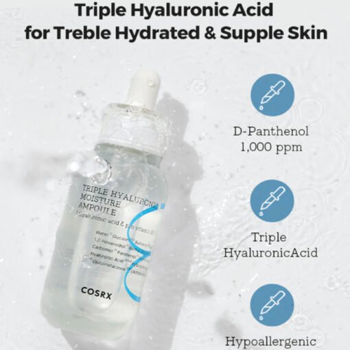 Cosrx Hydrium Triple Hyaluronic Moisture Ampoule 40ml (In Bangladesh) - Image 3