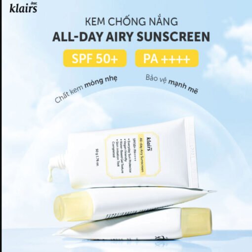 Dear Klairs Soft Airy UV Essence SPF 50 PA ++++ Sun 50g - Image 2