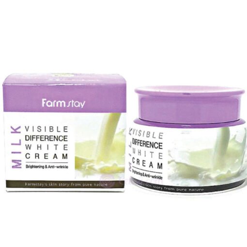 FARM STAY Milk Visible Difference White Cream 100g - Image 3