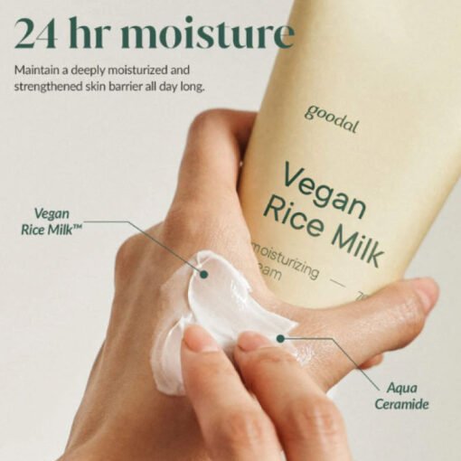 Goodal Vegan Rice Milk Moisturizing cream 70ml (In Bangladesh) - Image 2