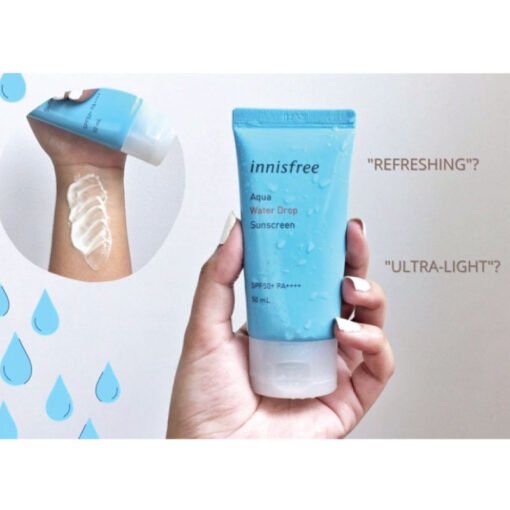 Innisfree Aqua UV protection cream water drop SPF50+ PA++++ 50ml (In Bangladesh) - Image 3