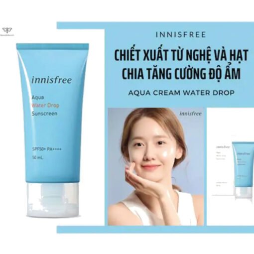 Innisfree Aqua UV protection cream water drop SPF50+ PA++++ 50ml (In Bangladesh) - Image 2