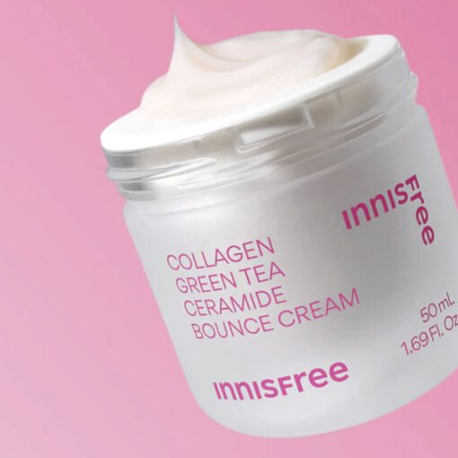 Innisfree Collagen Green Tea Ceramide Bounce Cream 10ml (mini) (In Bangladesh) - Image 3