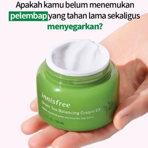 Innisfree Green Tea Balancing Cream EX 50 mL (In Bangladesh) - Image 2