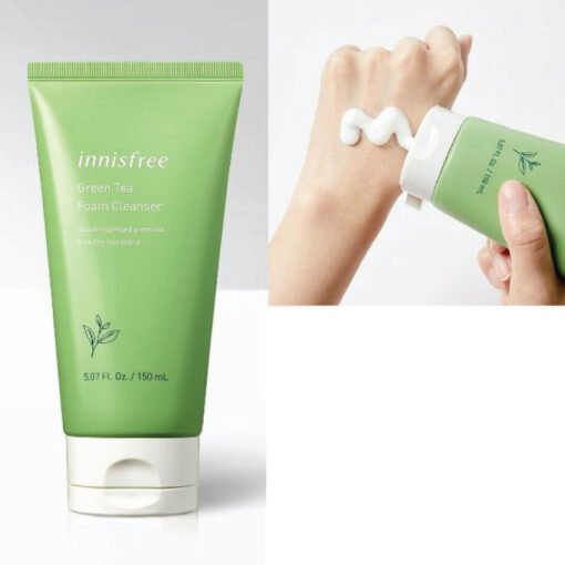 Innisfree Green Tea Morning Cleanser 150ml (In Bangladesh) - Image 2