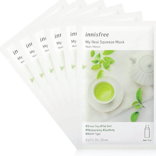 Innisfree My Real Squeeze Mask [Green Tea] 20ml - Image 3