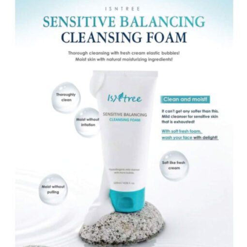 Isntree Sensitive Balancing Cleansing Foam 150ml (In Bangladesh) - Image 3