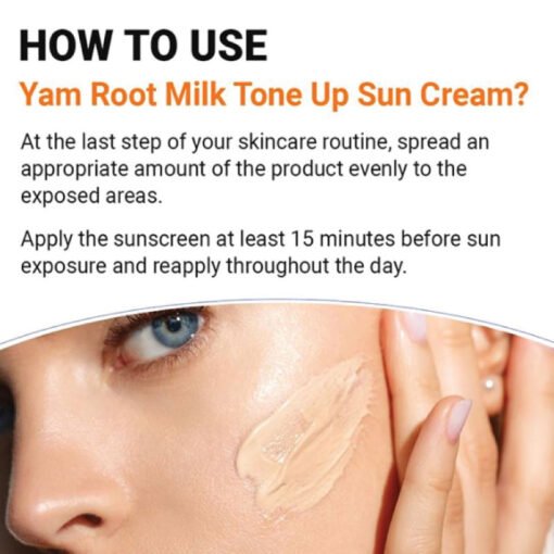 Isntree Yam Root Milk Tone Up Sun Cream 50ml (In Bangladesh) - Image 2