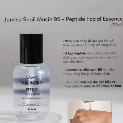 Jumiso Snail Mucin 95 + Peptide Essence 50ml (In Bangladesh) - Image 2