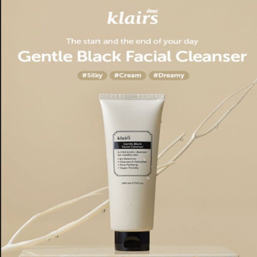 Klairs Gentle Black Facial Cleanser 140ml (In Bangladesh) - Image 3