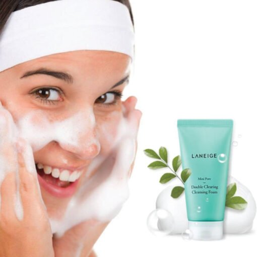 Laneige Mini Pore Double Clearing Cleansing Foam 150 ml (In Bangladesh) - Image 3