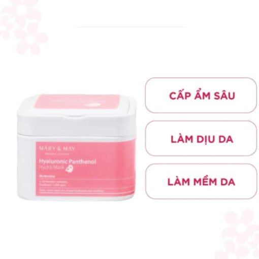 MARY & MAY Hyaluronic Panthenol Hydra Mask (30ea) (In Bangladesh) - Image 3