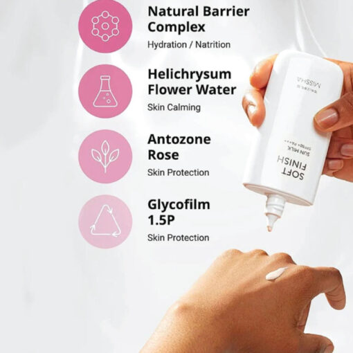 MISSHA ALL-AROUND SAFE BLOCK WATERPROOF SUN MILK SPF50+/PA+++ 40ML (In Bangladesh) - Image 2