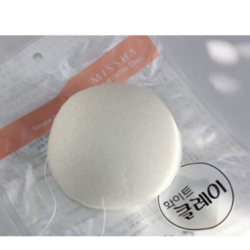 MISSHA NATURAL SOFT JELLY CLEANSING PUFF (WHITE CLAY) (In Bangladesh)