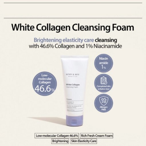 Mary&May White Collagen cleansing foam 150ml (In Bangladesh) - Image 2