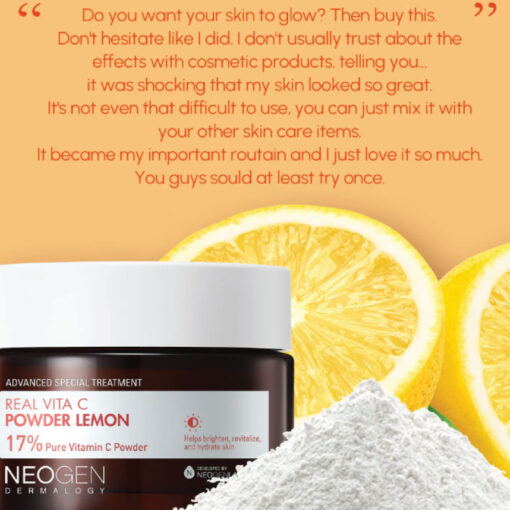 NEOGEN DERMALOGY REAL VITA C POWDER LEMON 20G - Image 3