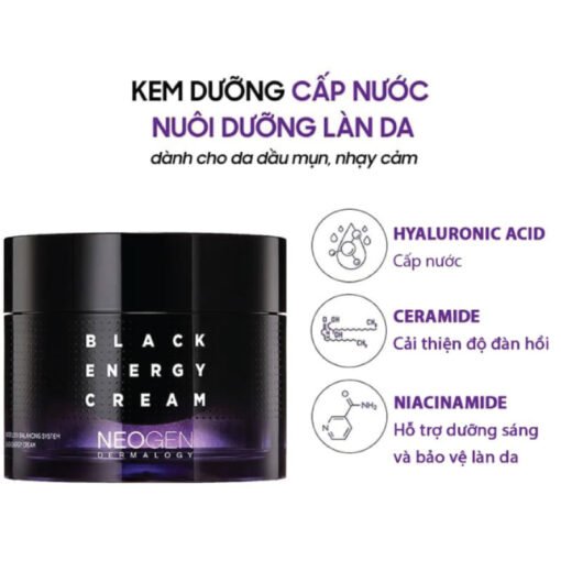 Neogen Dermalogy Black Energy Cream 80ml (In Bangladesh) - Image 3