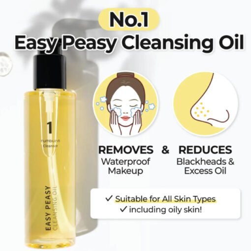 Numbuzin No.1 Easy Peasy Cleansing Oil 200ml (In Bangladesh) - Image 3