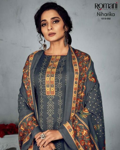 Romani Niharika Exclusive Soft Cotton Designer Dress Material Collection - Image 2