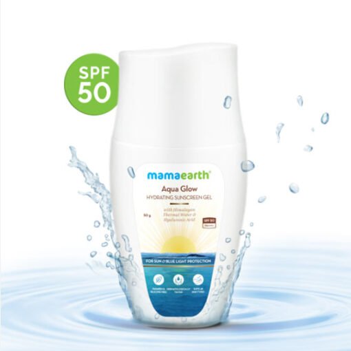 Mamaearth Aqua Glow Hydrating Sunscreen Gel SPF 50 PA+++ 50g