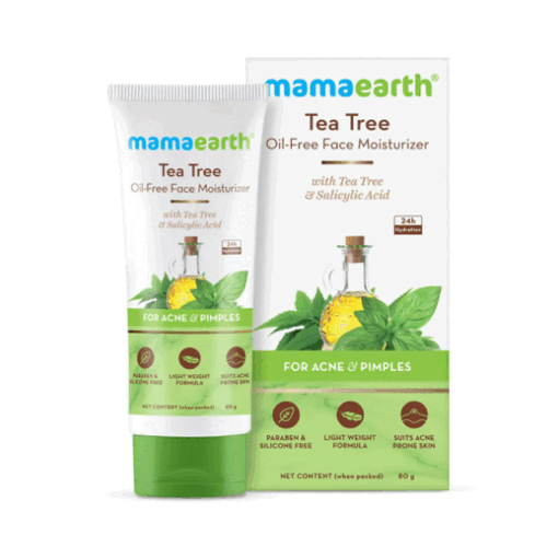 Mama Earth Tea Tree Oil-Free Moisturizer 80g