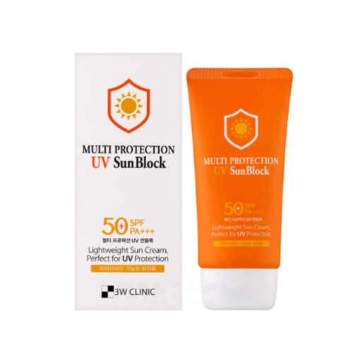 3W Clinic Multi Protection UV Sun Block SPF 50+/PA+++ 70ml - Image 3