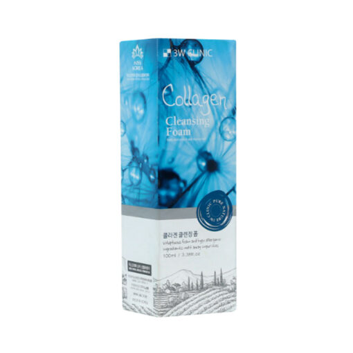 3W Clinic Collagen Cleansing Foam 100ml - Image 2