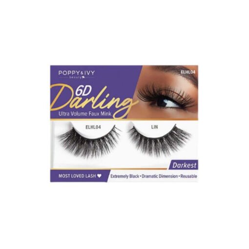 Absolute New York 6D Darling Ultra Volume Faux Mink Eye Lashes - ELHL04 Lin