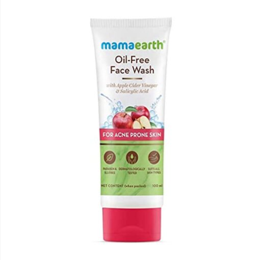 Mama Earth Oil Free Face Wash For Acne Prone Skin 100ml - Image 2