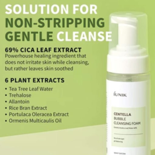 iUNIK Centella Bubble Cleansing Foam 150ml (In Bangladesh) - Image 3