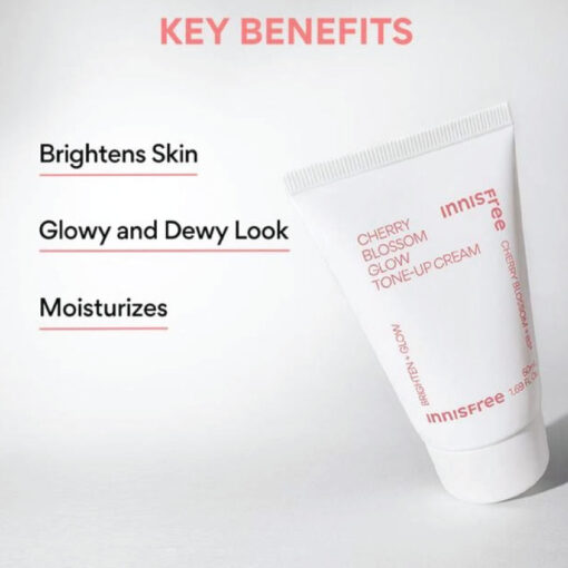 innisfree Cherry Blossom Glow Tone-Up Cream 50ml (In Bangladesh) - Image 2